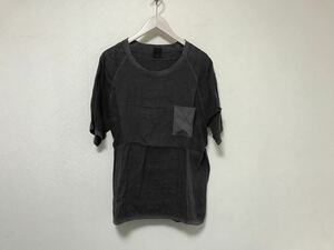 本物マイヨmaillotリネン麻ポケット半袖Tシャツシャツメンズアメカジサーフミリタリービジネススーツ3日本製グレー