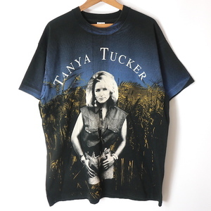 90s USA製 FRUIT OF THE LOOM Tanya tucker ツアー Tシャツ(メンズ XL)ヴィンテージ 90年代