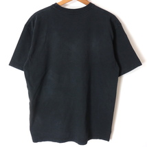 90s USA製 GUESS プリント Tシャツ(メンズ M)ブラック ゲス ヴィンテージ 90年代_画像2