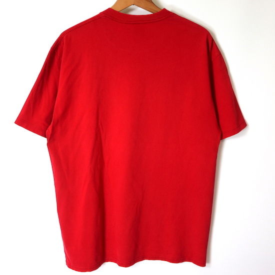 90s USA製 ルーニーテューンズ マービン・ザ・マーシャン プリント Tシャツ(メンズ L)レッド ヴィンテージ 90s USA製 ルーニーテューンズ マービン・ザ・マーシャン プリント Tシャツ(メンズ L)レッド ヴィンテージ