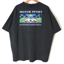 90s USA製 HARLEY-DAVIDSON HOLOUBEK ハーレーダビッドソン 両面プリント 半袖 Tシャツ(メンズ 3X)黒 ヴィンテージ_画像2