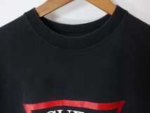 90s USA製 GUESS プリント Tシャツ(メンズ M)ブラック ゲス ヴィンテージ 90年代_画像3