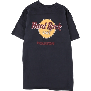 古着 80年代 ヘインズ Hanes HARD ROCK CAFE ハードロックカフェ HOUSTON アドバタイジングTシャツ USA製 メンズS ヴィンテージ /eaa339242