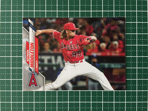 ★TOPPS MLB 2020 UPDATE SERIES #U-168 KEYNAN MIDDLETON［LOS ANGELES ANGELS］ベースカード 20★