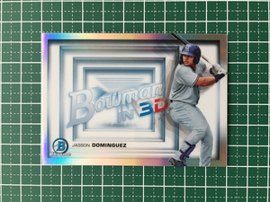 ★TOPPS MLB 2022 BOWMAN #B3D-6 JASSON DOMINGUEZ［NEW YORK YANKEES］インサートカード「BOWMAN IN 3-D!」★