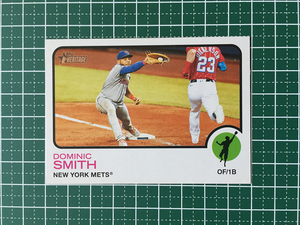 ★TOPPS MLB 2022 HERITAGE #40 DOMINIC SMITH［NEW YORK METS］ベースカード「BASE」★