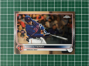 ★MLB 2022 TOPPS CHROME #68 CURTIS TERRY［MINNESOTA TWINS］ベースカード「BASE」ルーキー「RC」★