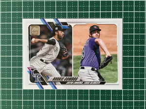 ★TOPPS MLB 2021 UPDATE #US141 LUCAS GILBREATH／JUSTIN LAWRENCE［COLORADO ROCKIES］ベースカード「COMBO」ルーキー RC★