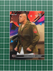 ★TOPPS 2021 FINEST WWE #50 COMMANDER AZEEZ［SMACKDOWN］ベースカード「BASE」ルーキー「RC」★