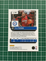 ★PANINI 2022-23 NBA DONRUSS #190 P.J. TUCKER［PHILADELPHIA 76ERS］ベースカード「BASE」★_画像2