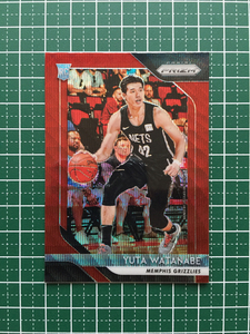 ★PANINI 2018-19 NBA PRIZM #146 渡邊雄太／YUTA WATANABE［MEMPHIS GRIZZLIES］RUBY WAVE パラレル版 ルーキー「RC」★