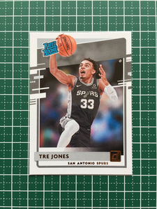 ★PANINI 2020-21 NBA DONRUSS #244 TRE JONES［SAN ANTONIO SPURS］ベースカード「RATED ROOKIE」ルーキー「RC」★