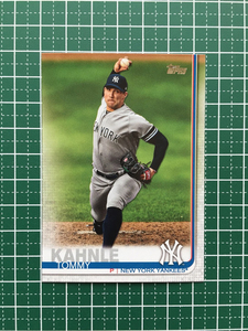 ★TOPPS MLB 2019 UPDATE #US161 TOMMY KAHNLE［NEW YORK YANKEES］ベースカード 19★