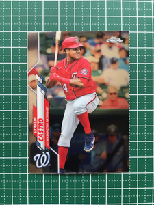 ★MLB 2020 TOPPS CHROME UPDATE #U-42 STARLIN CASTRO［WASHINGTON NATIONALS］ベースカード★