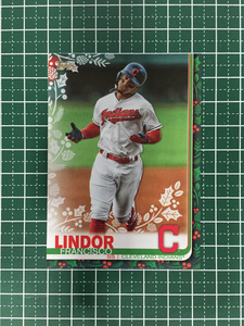 ★TOPPS MLB 2019 HOLIDAY BASEBALL #HW74 FRANCISCO LINDOR［CLEVELAND INDIANS］ベースカード 19★