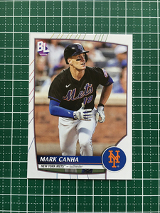 ★TOPPS MLB 2023 BIG LEAGUE #186 MARK CANHA［NEW YORK METS］ベースカード「COMMON」★