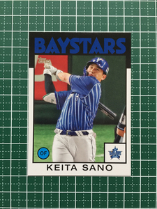 ★TOPPS 2021 NPB プロ野球 #86-KS 佐野恵太［横浜DeNAベイスターズ］インサートカード「1986 TOPPS BASEBALL」★