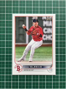 ★TOPPS MLB 2022 SERIES 1 #15 JOSE IGLESIAS［BOSTON RED SOX］ベースカード「BASE」★