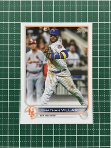 ★TOPPS MLB 2022 SERIES 2 #532 JONATHAN VILLAR［NEW YORK METS］ベースカード「BASE」★