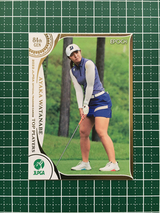 ★EPOCH 2022 JLPGA 女子ゴルフ TOP PLAYERS #13 渡邉彩香 レギュラーカード★