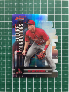 ★TOPPS MLB 2019 BOWMAN'S BEST #FF-NG NOLAN GORMAN［ST. LOUIS CARDINALS］インサートカード「FUTURE FOUNDATIONS DIE-CUTS」★