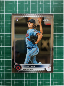 ★MLB 2022 TOPPS CHROME #48 JOE RYAN［MINNESOTA TWINS］ベースカード「BASE」ルーキー「RC」★