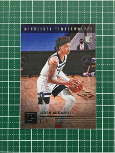 ★PANINI 2020-21 NBA CHRONICLES #134 JADEN MCDANIELS［MINNESOTA TIMBERWOLVES］ベースカード「PANINI」ルーキー「RC」★