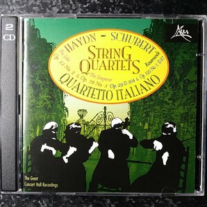 e（2CD）イタリア四重奏団 ハイドン シューベルト 弦楽四重奏曲 皇帝 冗談 ロザムンデ Quartetto Italiano Haydn Schubertの画像1