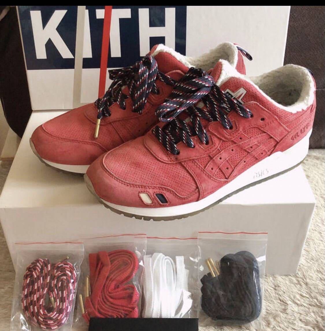 モンクレール キス アシックス コラボ スニーカー Moncler KITH- モンクレール(MONCLER)× キス(KITH)