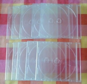 *CD case * thin type 5mm*DVD* space-saving *10 sheets *