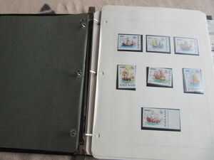 VOSTOK large binder - entering Vietnam stamp . compilation .. collection approximately 63 leaf 1990 period ~? 6/8