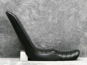 GS400 black leather 50cm three step seat / reinforcement go in 3 step seat ... pulling out final product GS400E iron base step seat tandem .... company length exterior 