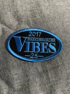 【新品・希少・未使用】 バイブズ ミーティング 2017 VIBES Mt 25回 新潟苗場 記念 パッチ 検）ハーレー バイブス イベント ワッペン レア