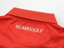 新品 BEAMS GOLF 【吸水速乾＆遮熱効果】 UV機能（UPF50+） ドリンク 半袖 ポロシャツ S ★351961 ビームスゴルフ_画像4