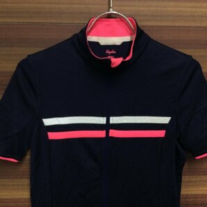 GU390 ラファ Rapha WOMEN’S SHORT SLEEVE BREVET JERSEY 半袖 サイクルジャージ 紺 Sの画像3