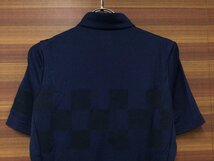 GV129 ラファRapha チェックジャージ CHECK JERSEY 半袖 紺 XS_画像5