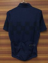 GV129 ラファRapha チェックジャージ CHECK JERSEY 半袖 紺 XS_画像2