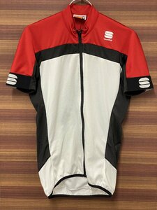 GT498 sport full cycle jersey short sleeves white black red XS * fray 