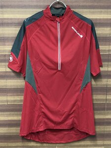 GV555 エンデュラ ENDURA Hummvee Lite S/SJersey 半袖サイクルジャージ 赤 M