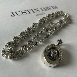  новый товар *JUSTIN DAVIS*. бог & Мали a колье комплект *CRYPT PENDANT+ROSE DIVINE CHAIN*50cm* обычная цена 124,300 иен *SPJ592,SNJ212*