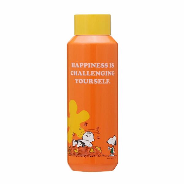 スターバックス ステンレスボトル オレンジ PEANUTS Charlie Brown 473ml 