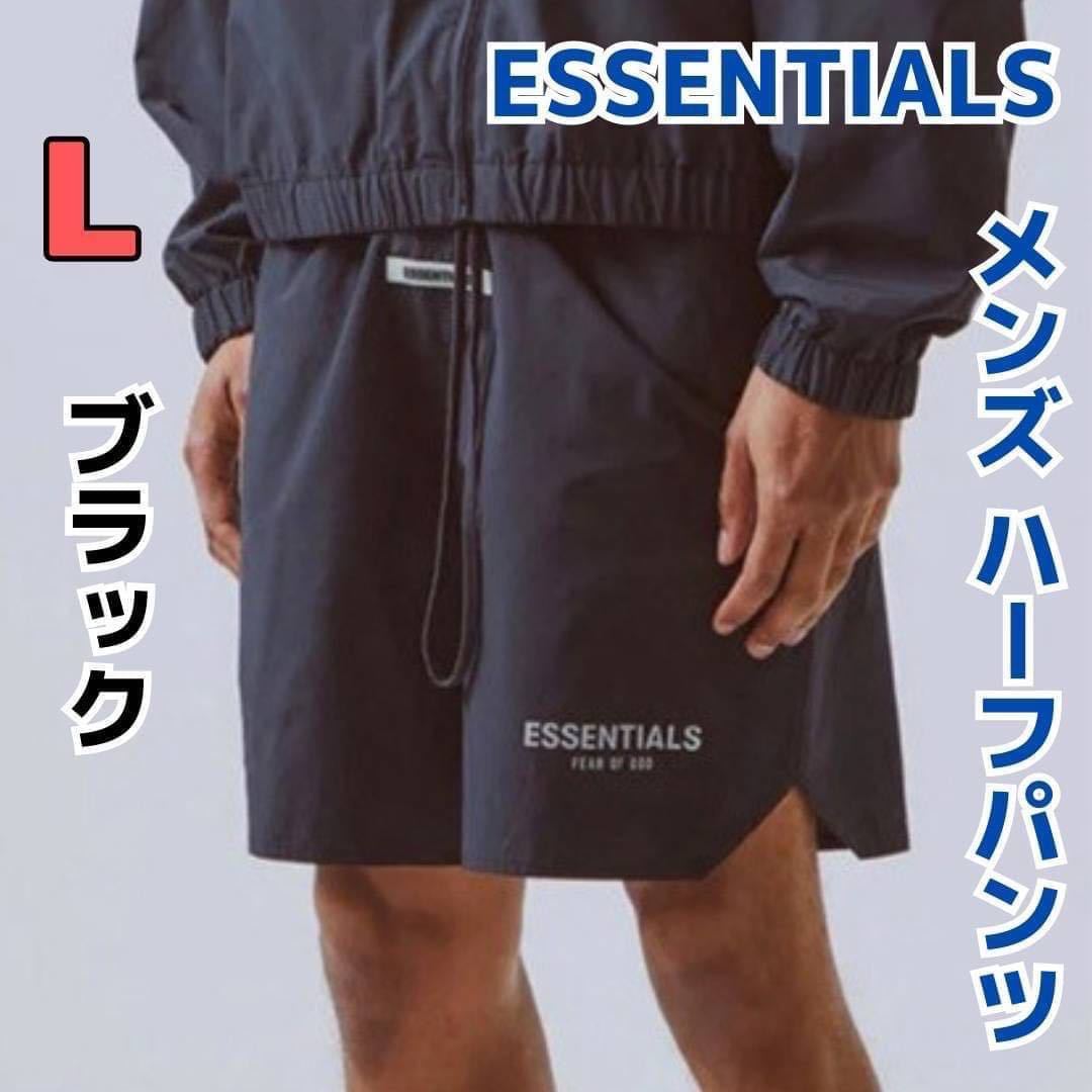 エッセンシャルズ ハーフパンツ ブラック L ESSENTIALS | JChere雅虎