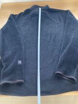 2004年 colombia製 patagonia black fleece jacket XL size regulator パタゴニア_画像5