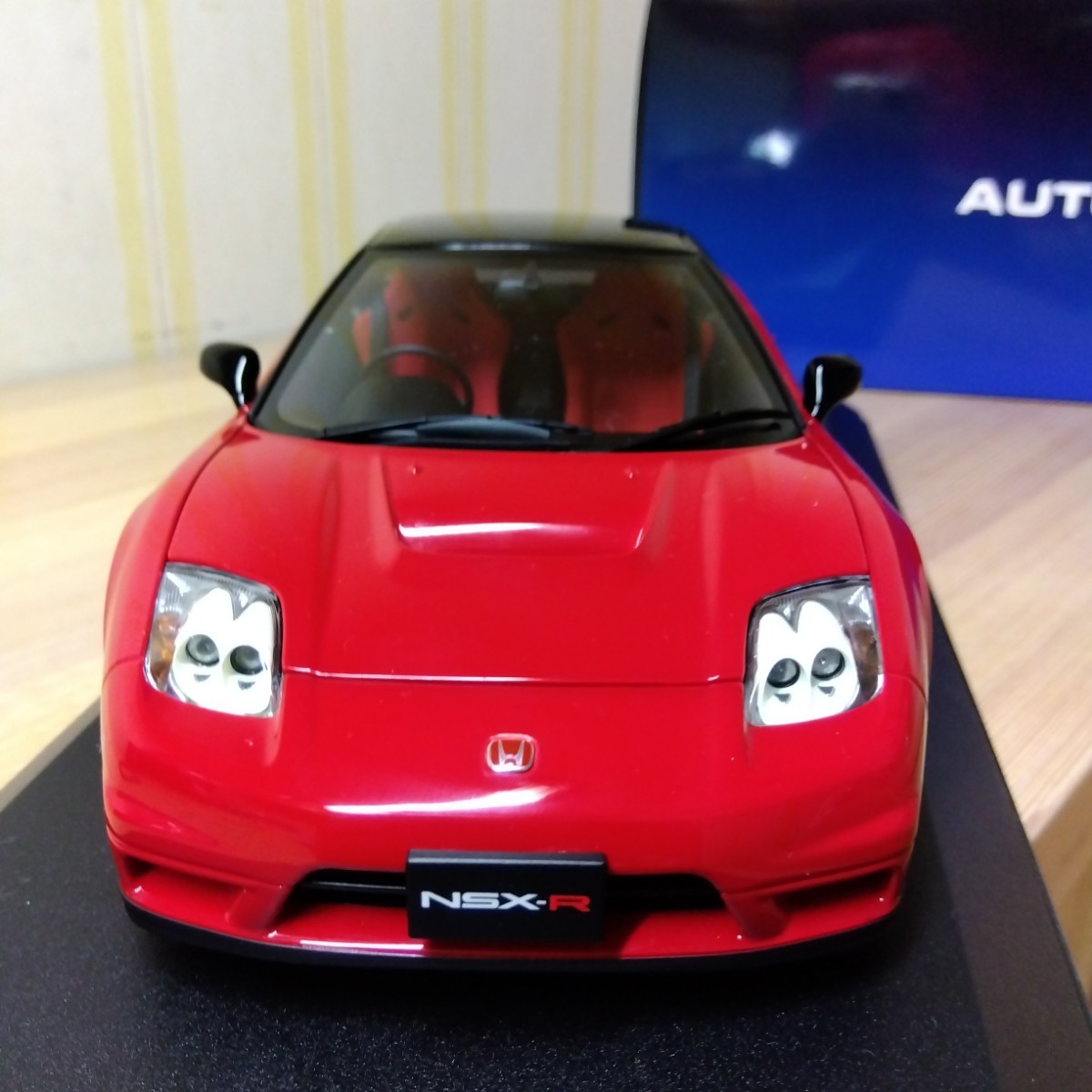 即決 送料込 nsx オートアート 1/18 NSX-R NA2 ミニカー レッド タイプ