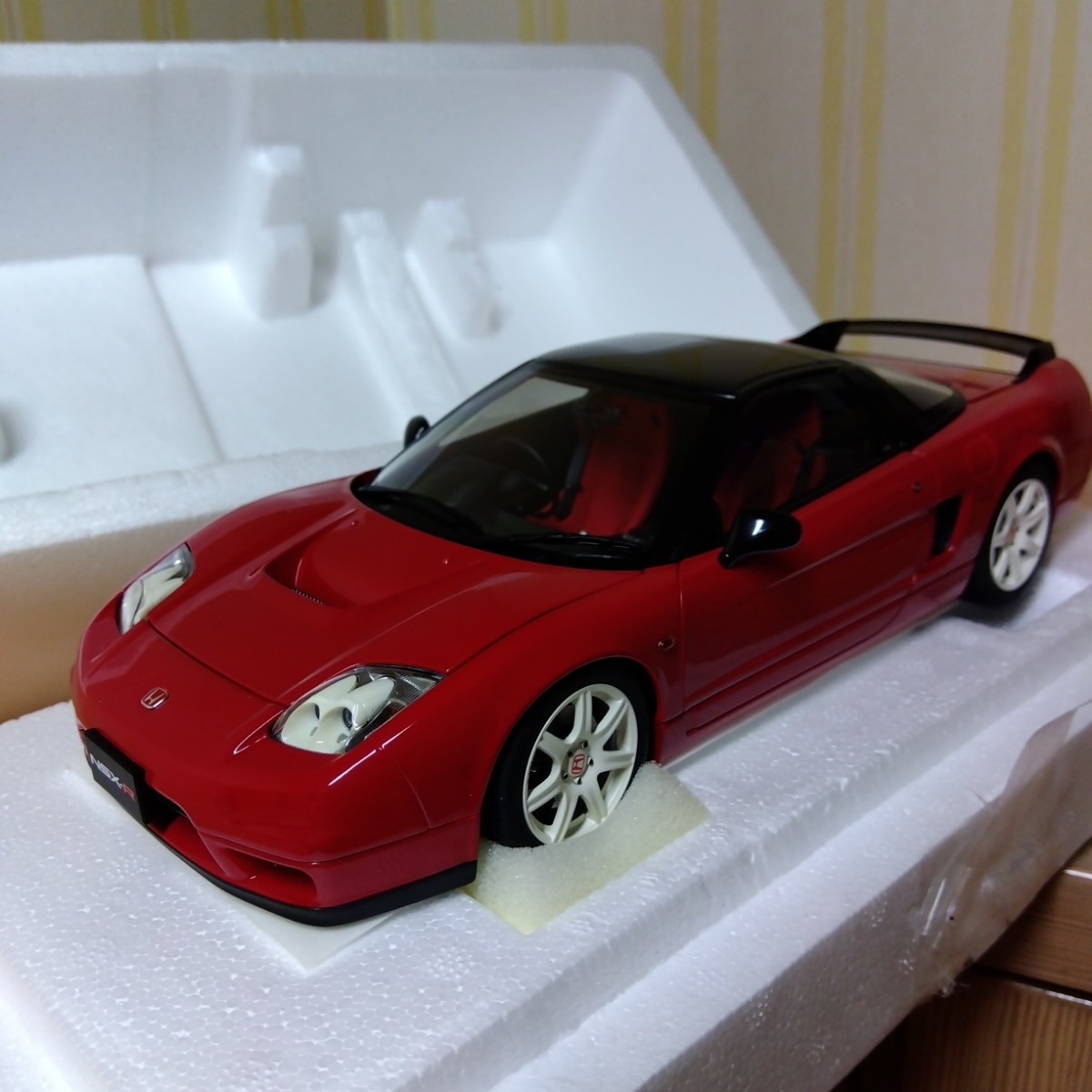 即決 送料込 nsx オートアート 1/18 NSX-R NA2 ミニカー レッド タイプ