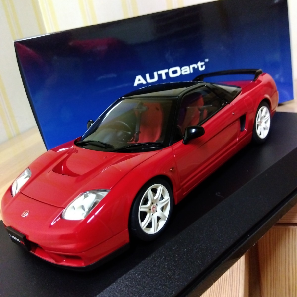 即決 送料込 nsx オートアート 1/18 NSX-R NA2 ミニカー レッド タイプ