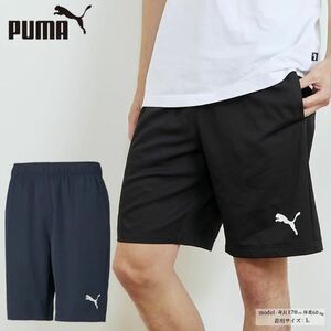 プーマ ハーフパンツ 　ACTIVE ウーブン ショーツ　 PUMA　ネイビー　Ｌ