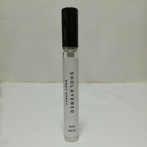 ショーレイヤード レッドローズ ボディスプレー 10ml ミニ香水 ミニボトル 残量8割くらい SHOLAYERED 送料無料