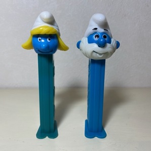 PEZ ペッツ スマーフェット パパスマーフ白帽子の画像1