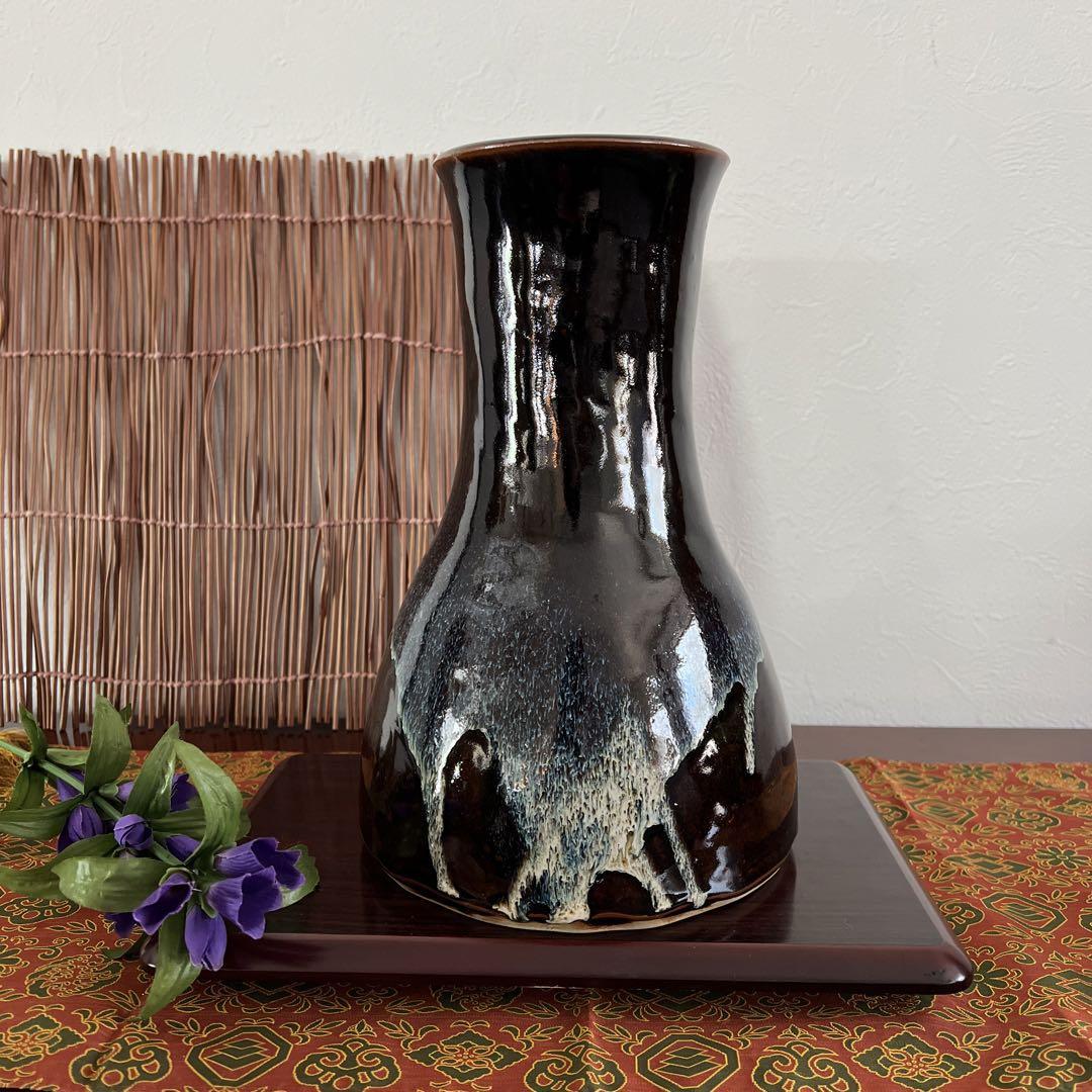 2023年最新】Yahoo!オークション -黒釉 花瓶の中古品・新品・未使用品一覧
